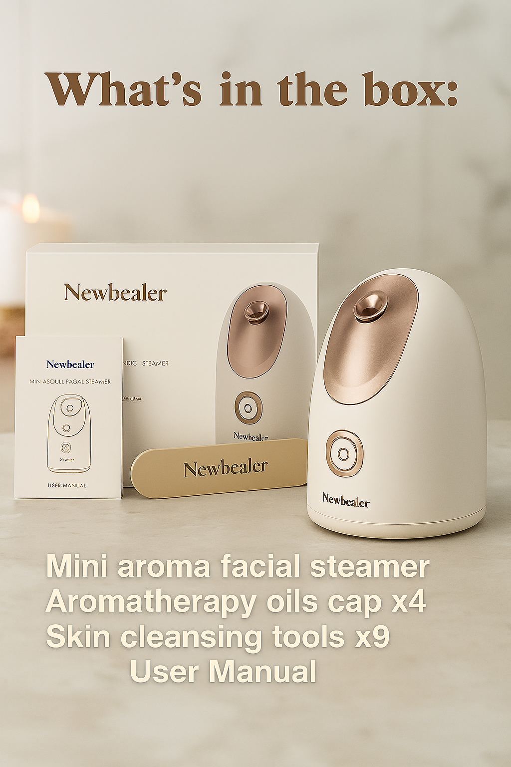 Compact Facial Steamer
