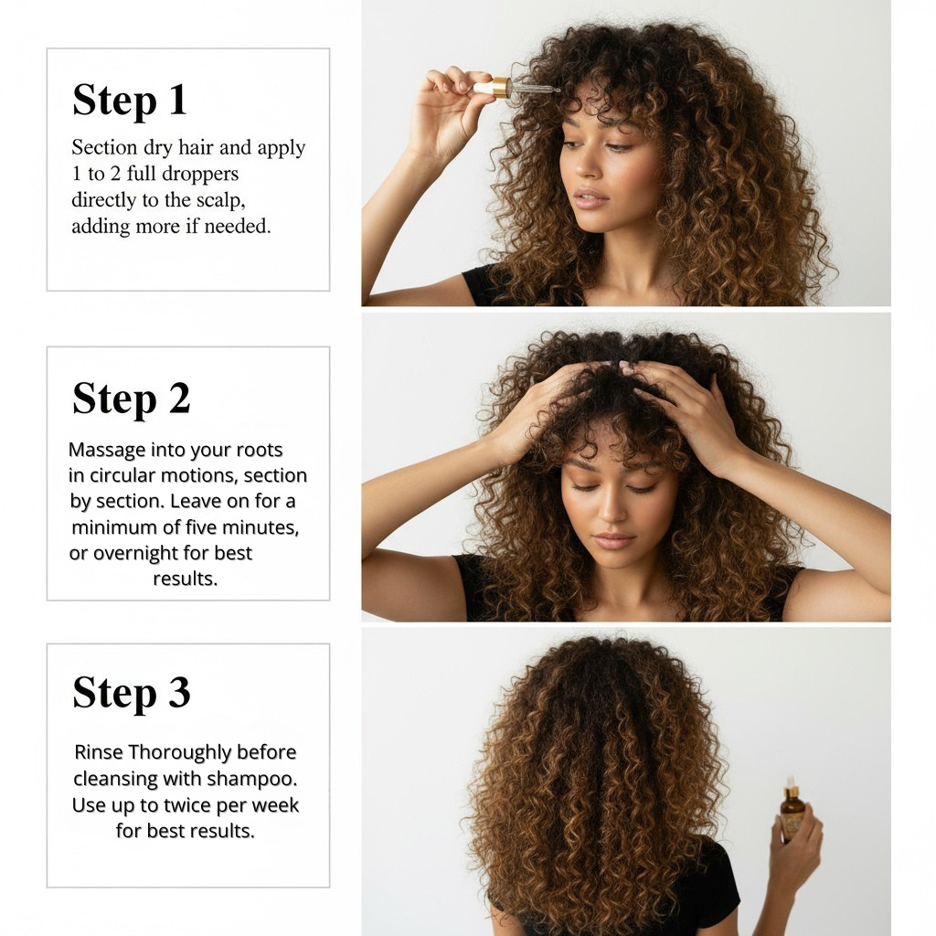 Earth & Root Hair Growth Oil – Herbal Scalp & Hair Treatment by SolRooted